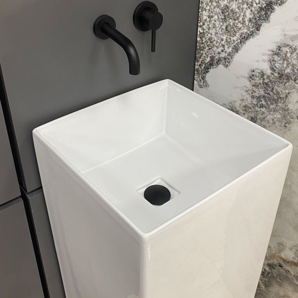 Умивальник (раковина) VBI ELLERA WHITE підлоговий VBI-019025 фото