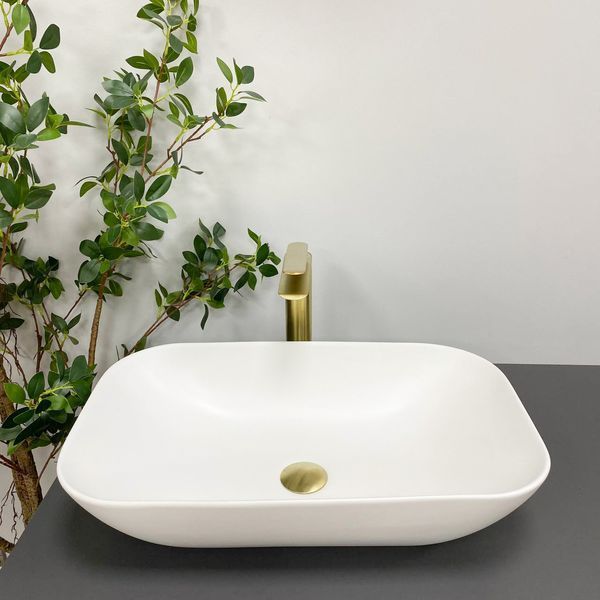 Умивальник (раковина) VBI AVEZZANO WHITE MATT накладний VBI-014400 фото