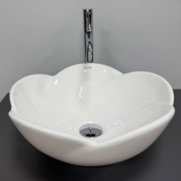 Умывальник (раковина) VBI ROSOLINI WHITE накладной VBI-012625 фото