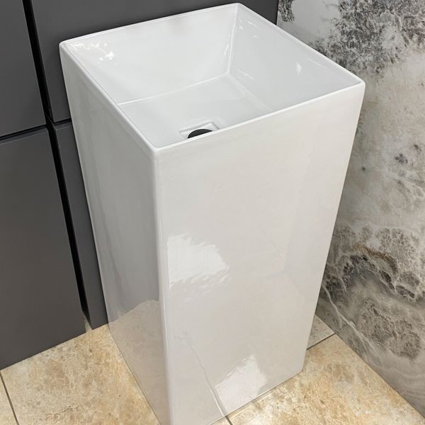 Умивальник (раковина) VBI ELLERA WHITE підлоговий VBI-019025 фото