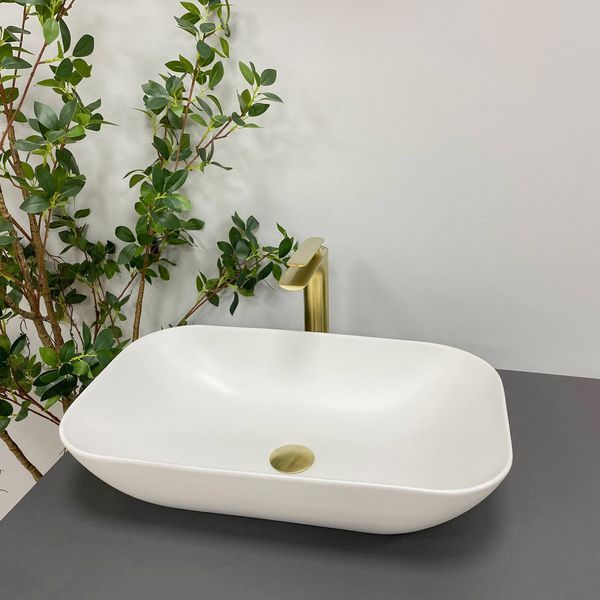 Умивальник (раковина) VBI AVEZZANO WHITE MATT накладний VBI-014400 фото