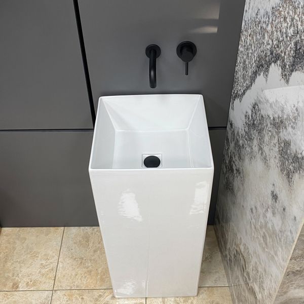 Умивальник (раковина) VBI ELLERA WHITE підлоговий VBI-019025 фото