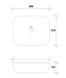 Умивальник (раковина) VBI FORENZA GREY WHITE MATT накладний VBI-016108 фото 5