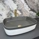 Умивальник (раковина) VBI FORENZA GREY WHITE MATT накладний VBI-016108 фото 1