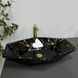 Умывальник (раковина) VBI VENEZIA MARBLE BLACK GLOSSY накладной VBI-012405 фото 4