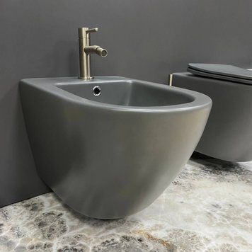Подвесное биде VBI VULCANO GREY MATT VBI-020411 фото