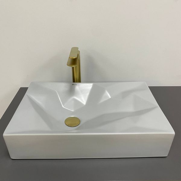 Умивальник (раковина) VBI TROIA M GREY MATT накладний VBI-016401 фото