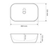 Умывальник (раковина) VBI RAVENNA SPACE BLACK GLOSSY накладной VBI-011234 фото 3