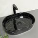 Умивальник (раковина) VBI VERONA 50 BLACK MARMO GLOSSY накладний VBI-011314 фото 2