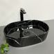 Умивальник (раковина) VBI VERONA 50 BLACK MARMO GLOSSY накладний VBI-011314 фото 3