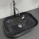 Умывальник (раковина) VBI RAVENNA SPACE BLACK GLOSSY накладной VBI-011234 фото 2