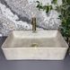 Умивальник (раковина) VBI ARABBA M GREY STONE MATT накладний VBI-013505 фото 2