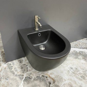 Подвесное биде VBI VULCANO BLACK MATT VBI-020413 фото
