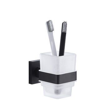 Склянка для зубних щіток VBI JUPITER BLACK VBI-040604BL фото