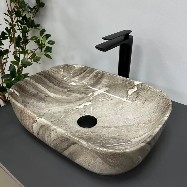 Умивальник (раковина) VBI RAVENNA JASPER GLOSSY накладний VBI-011211 фото