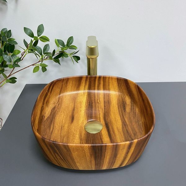 Умывальник (раковина) VBI AREZZO WOOD MATT накладной VBI-013205 фото