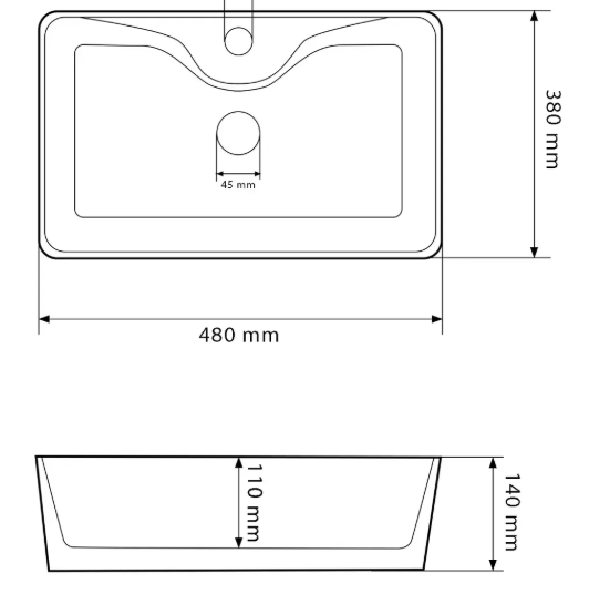 Умивальник (раковина) VBI FORLI SAND GLOSSY накладний VBI-011109 фото