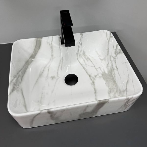 Умивальник (раковина) VBI FORLI SAND GLOSSY накладний VBI-011109 фото