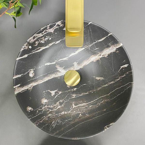 Умывальник (раковина) VBI AMALFI BLACK ONYX MATT накладной VBI-013403 фото