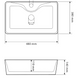 Умивальник (раковина) VBI FORLI SAND GLOSSY накладний VBI-011109 фото 6