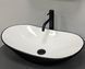 Умывальник (раковина) VBI TURIN BLACK WHITE накладной VBI-011513 фото 1