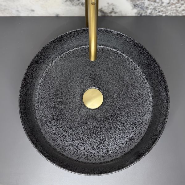 Умивальник (раковина) VBI PRATO L SPACE BLACK MAT накладний VBI-011418 фото