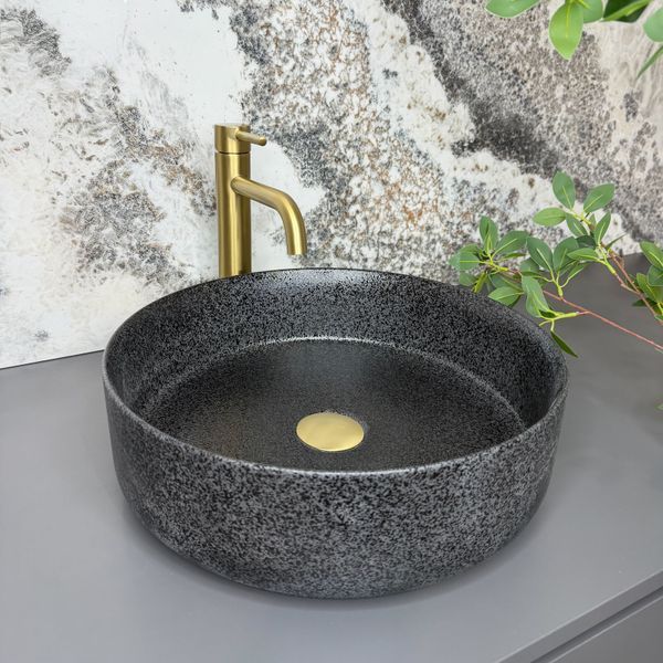 Умивальник (раковина) VBI PRATO L SPACE BLACK MAT накладний VBI-011418 фото