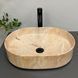 Умывальник (раковина) VBI VERONA 50 TRAVERTINE GLOSSY накладной VBI-011326 фото 1