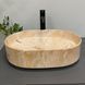 Умывальник (раковина) VBI VERONA 50 TRAVERTINE GLOSSY накладной VBI-011326 фото 2