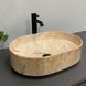 Умывальник (раковина) VBI VERONA 50 TRAVERTINE GLOSSY накладной VBI-011326 фото 3