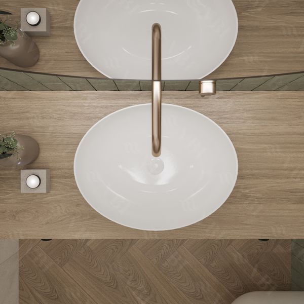 Умивальник (раковина) VBI LIVORNO WHITE накладний VBI-012600 фото