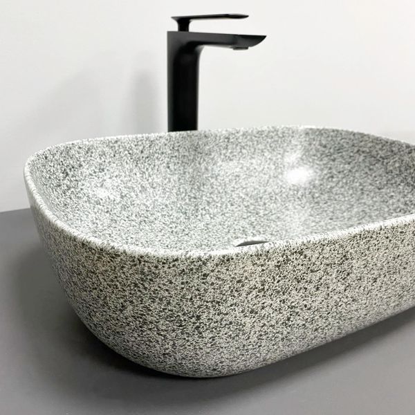 Умивальник (раковина) VBI RAVENNA SPACE GREY MATT накладний VBI-011222 фото