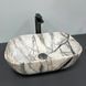 Умывальник (раковина) VBI RAVENNA LIGHT GREY ONYX GLOSSY накладной VBI-011213 фото 1