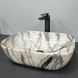 Умывальник (раковина) VBI RAVENNA LIGHT GREY ONYX GLOSSY накладной VBI-011213 фото 4