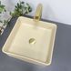Умивальник (раковина) VBI BOLZANO BEIGE MATT накладний VBI-013802 фото 4