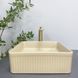 Умивальник (раковина) VBI BOLZANO BEIGE MATT накладний VBI-013802 фото 2