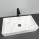 Умывальник (раковина) VBI TRIEST MARMO GLOSSY накладной VBI-012704 фото 2