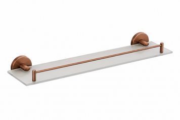 Скляна полиця VBI VENUS BRUSHED COPPER VBI-040009BC фото