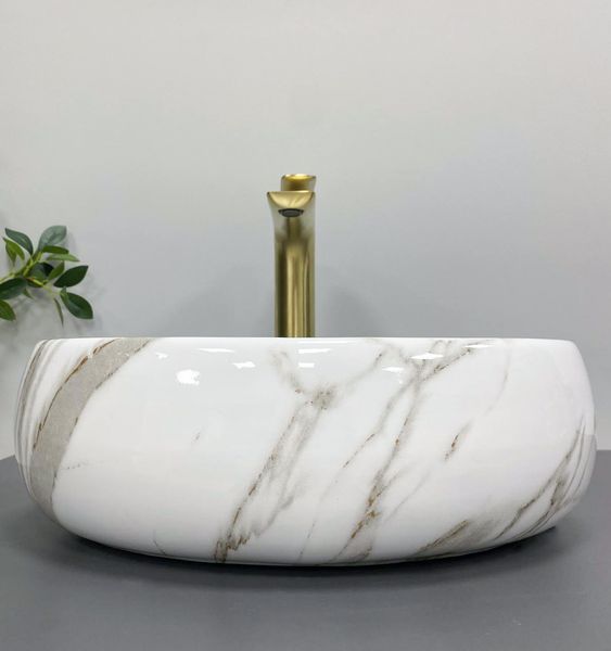 Умивальник (раковина) VBI VENETO S LAVA GLOSSY накладний VBI-012808 фото