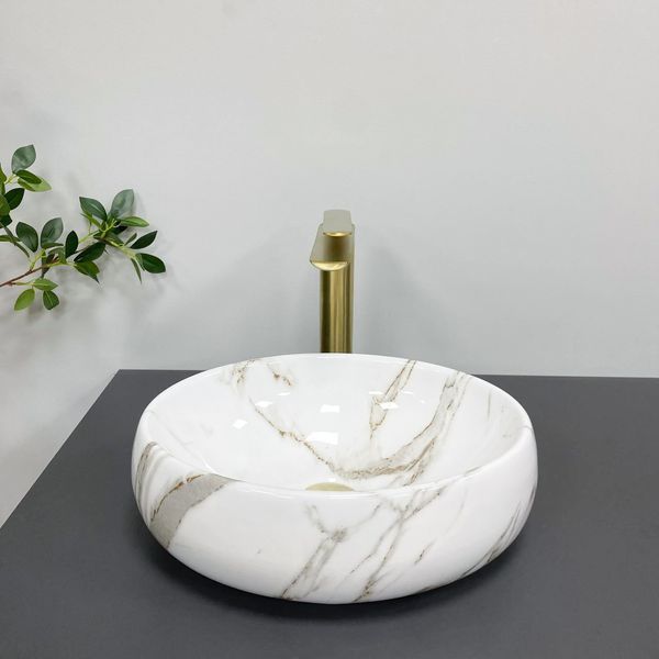 Умивальник (раковина) VBI VENETO S LAVA GLOSSY накладний VBI-012808 фото