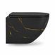 Підвісний унітаз VBI VULCANO BLACK MARBLE MATT VBI-020418 фото 3