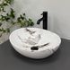 Умывальник (раковина) VBI PARMA CARRARA GLOSSY накладной VBI-011025 фото 2