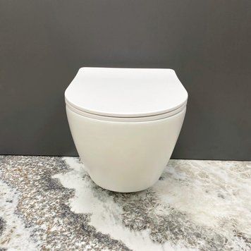 Подвесной унитаз VBI VULCANO WHITE MATT VBI-020415 фото