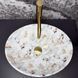 Умывальник (раковина) VBI PARMA MARBLE WHITE GLOSSY накладной VBI-011030 фото 2