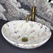 Умывальник (раковина) VBI PARMA MARBLE WHITE GLOSSY накладной VBI-011030 фото 1