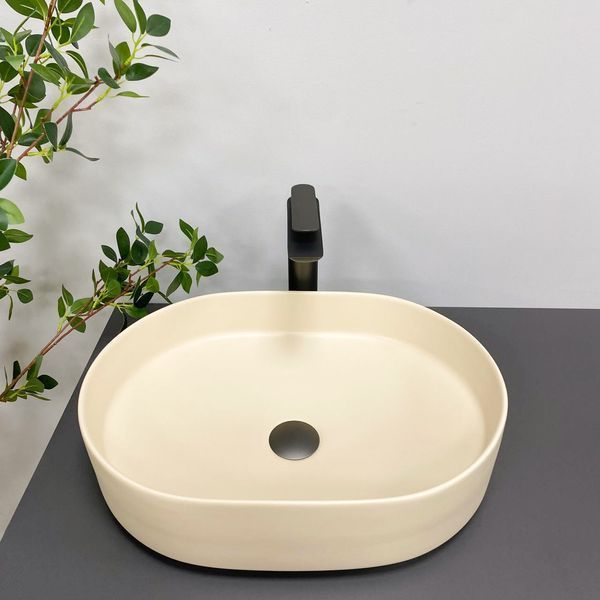 Умывальник (раковина) VBI VERONA 50 BEIGE MATT накладной VBI-011305 фото