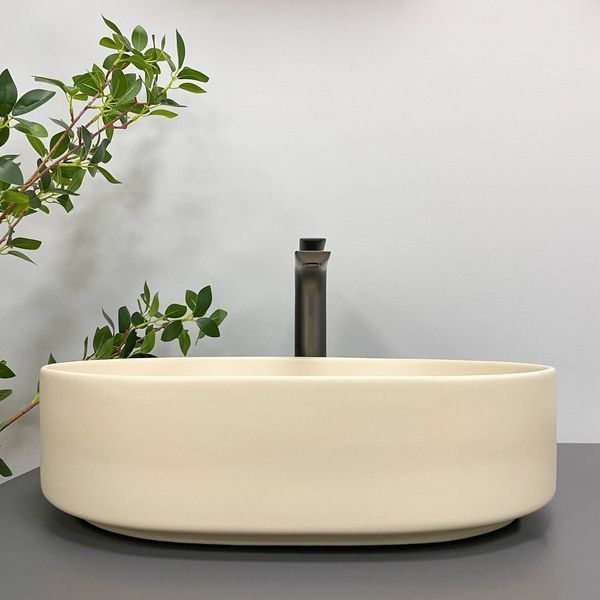 Умывальник (раковина) VBI VERONA 50 BEIGE MATT накладной VBI-011305 фото