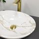 Умывальник (раковина) VBI PARMA STAINS GLOSSY накладной VBI-011015 фото 3