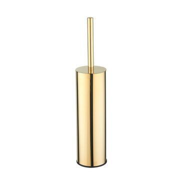 Щітка для унітазу підлогова VBI ROUND M GOLD VBI-040420GL фото