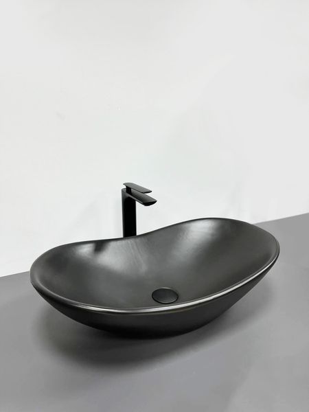 Умивальник (раковина) VBI TURIN BLACK MATT накладний VBI-011502 фото
